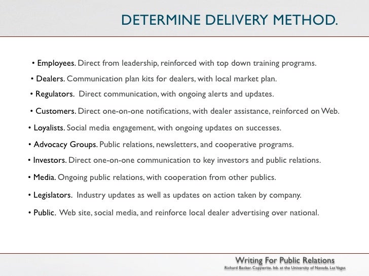public relations strategic plan example importance of public relations